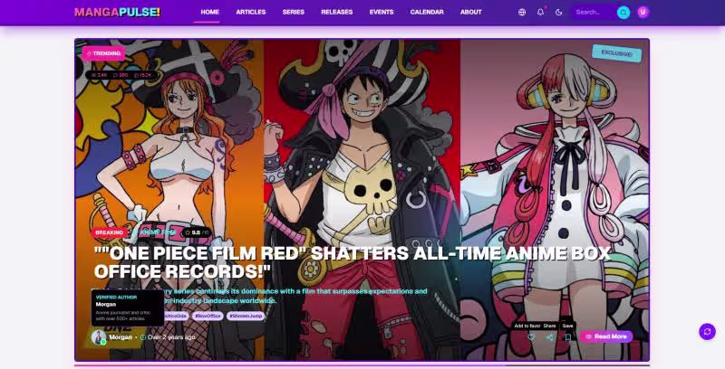Cover image for MangaPulse - Anime & Manga News