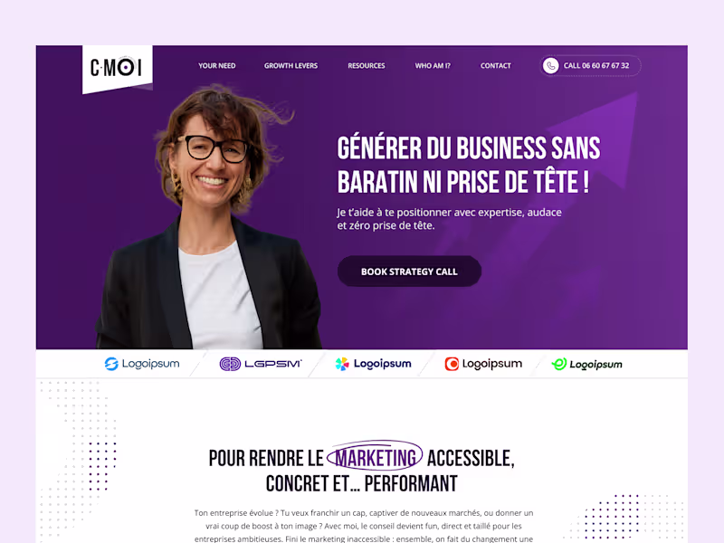 Cover image for B2B Marketing Website Development for C·MOi