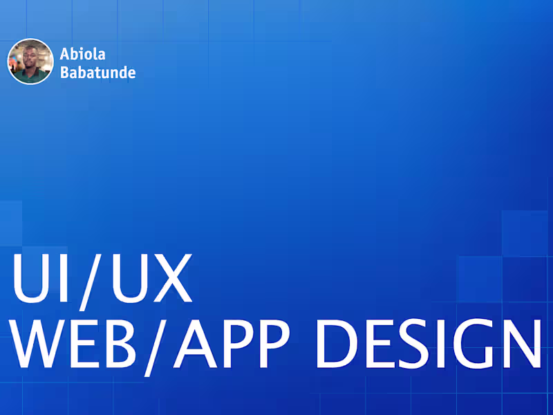 Cover image for UI/UX Design Services for Websites and Mobile Apps