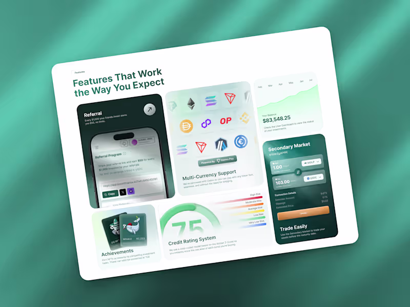 Cover image for A look back at my work for Bondi Finance, a project where I ...