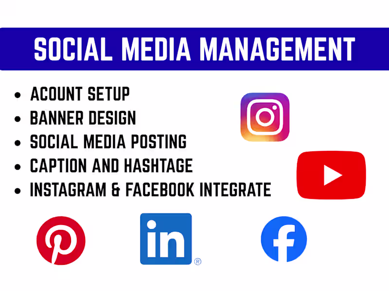 Cover image for I will be your social media manager post and banner management