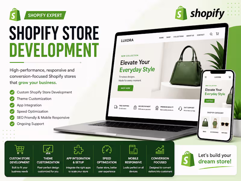 Cover image for Shopify Store Development
