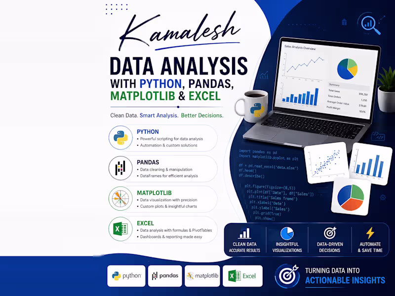 Cover image for data analysis
