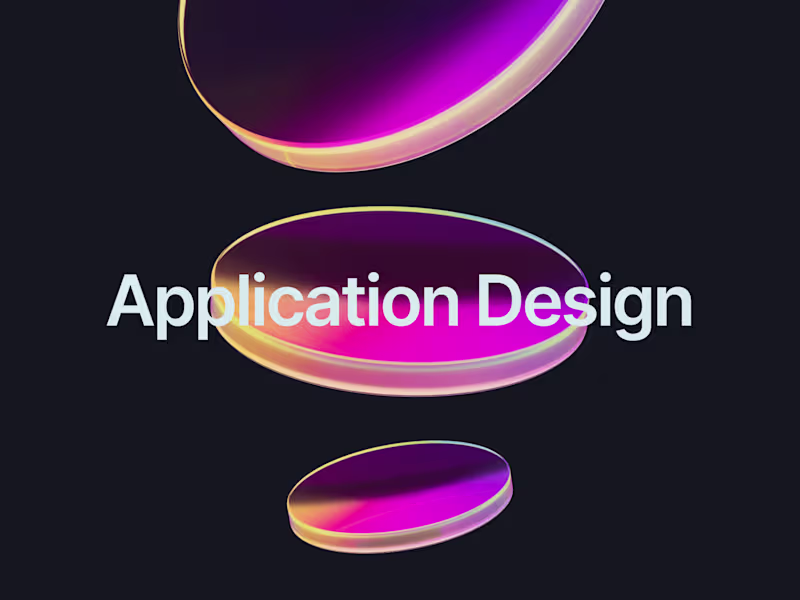 Cover image for Mobile application design