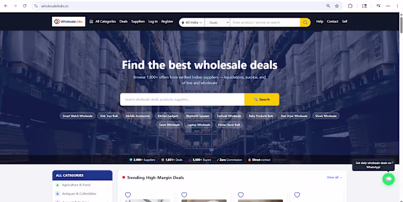 Cover image for Wholesalelinks :  multi vendor
