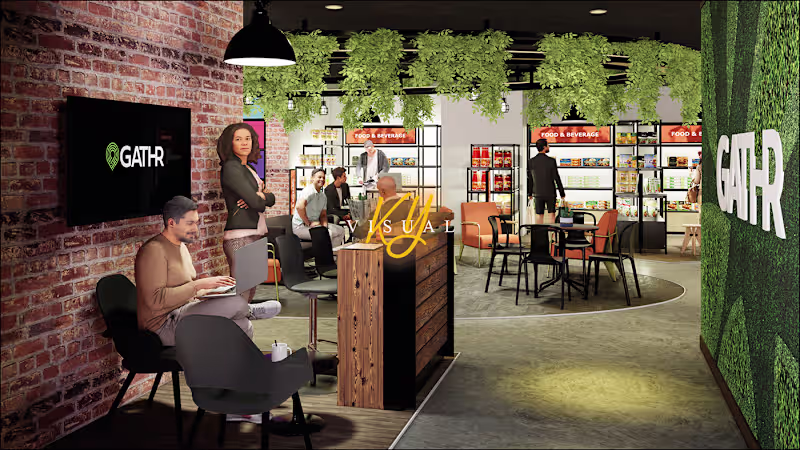 Cover image for 'GATHR COMMERCIAL STORE' @ US | Visualization :: Behance