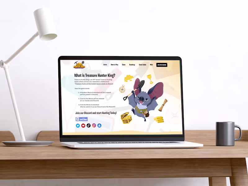 Cover image for I designed and developed the website for Treasure Hunter Kin...