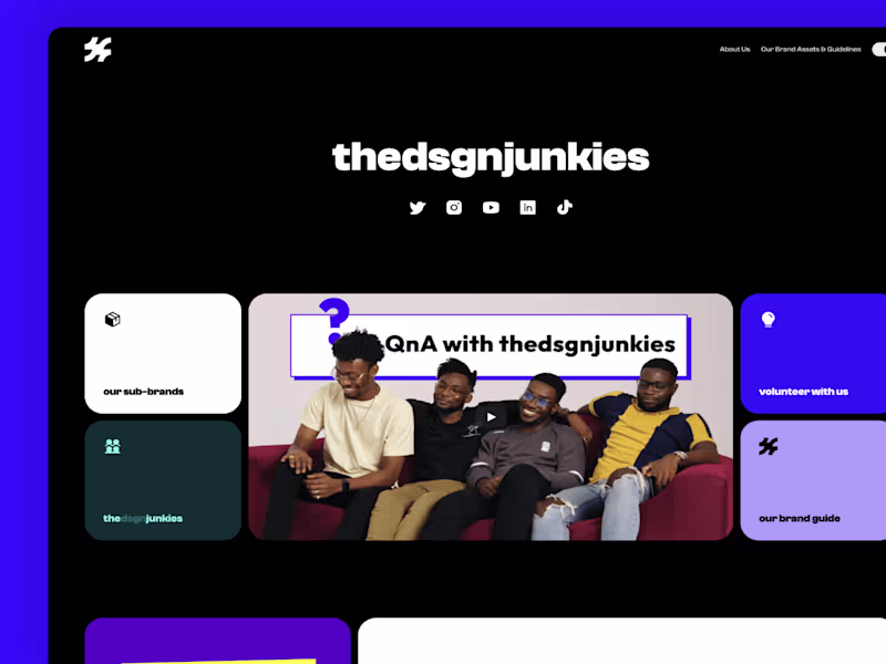 Cover image for thedsgnjunkies Website Design