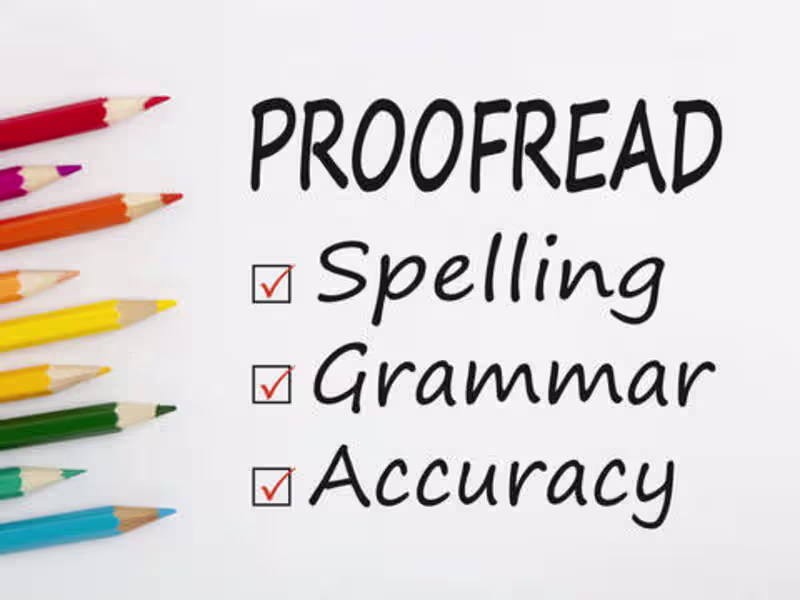 Cover image for Proofreading and Editing