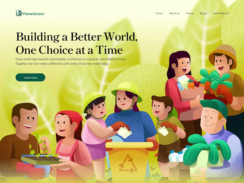 Cover image for Planet Green - Illustration
