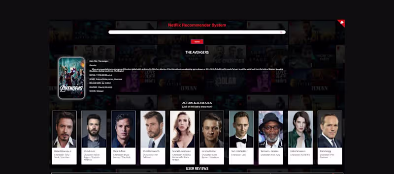 Cover image for Netflix Recommender System