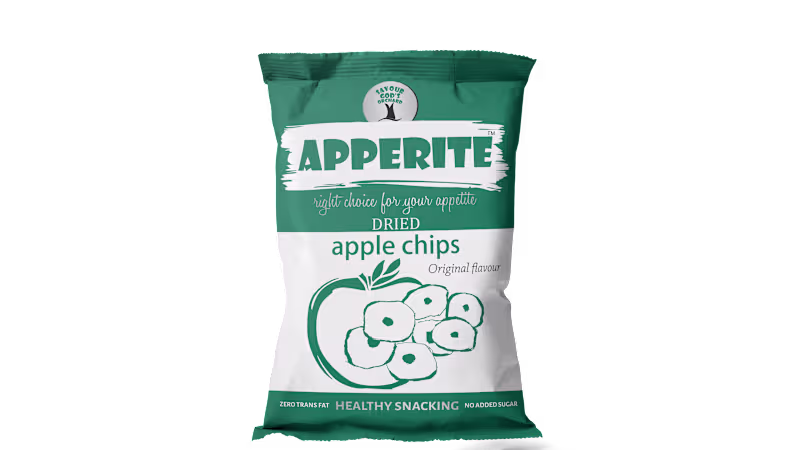 Cover image for Apperite — Apple Chips Branding & Packaging