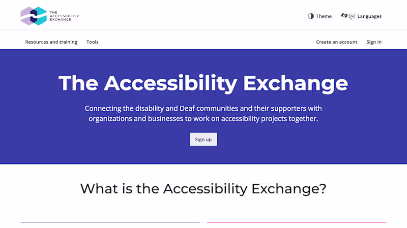 Cover image for Consultant Info Session: The Accessibility Exchange