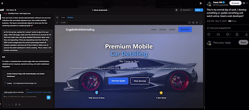 Cover image for Web design + Video editing
