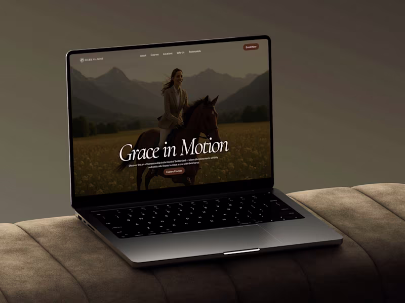 Cover image for Écurie Valmont Website Design