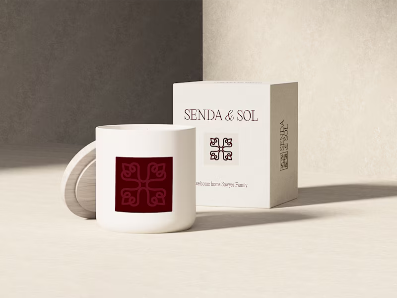 Cover image for Romantic Brand Identity for Senda & Sol Interior Design Studio