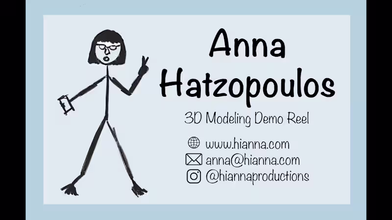 Cover image for Anna Hatzopoulos Demo Reel - YouTube