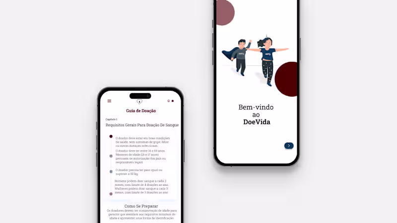 Cover image for DoeVida - Blood Donation App