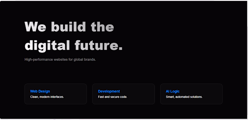 Cover image for Next-Gen Digital Agency Landing Page