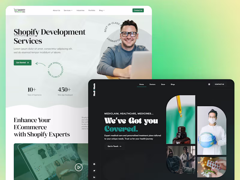 Cover image for Stunning Landing Page Design