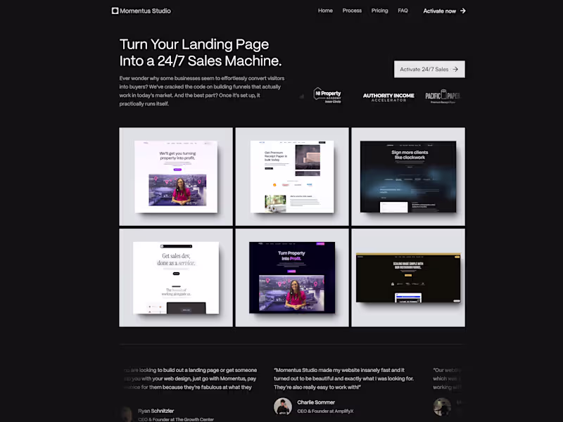 Cover image for Landing Page - Design & Development