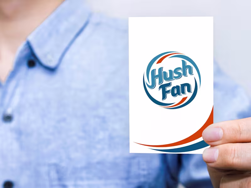 Cover image for Hush Fan Logo Design