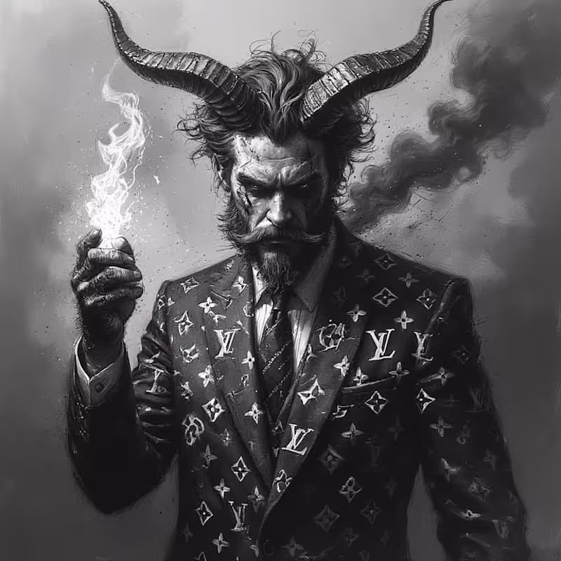Cover image for Louis Sutaan. The man has style....