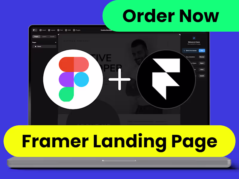 Cover image for 💪 Framer Landing Page: Create High-Converting Experiences