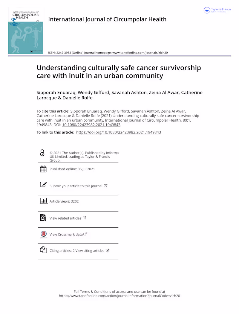 Cover image for One of my publications for a descriptive qualitative study i...