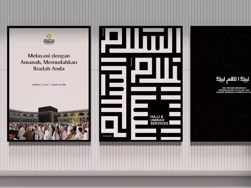Cover image for Branding Identity – Assalam Hajj & Umrah Services