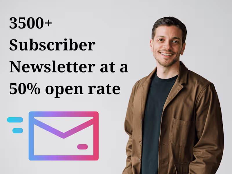 Cover image for 4000+ Subscriber Newsletter