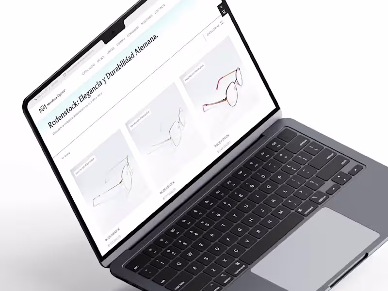 Cover image for Rebranding and Web Development in shopify - Mendoza Óptica®