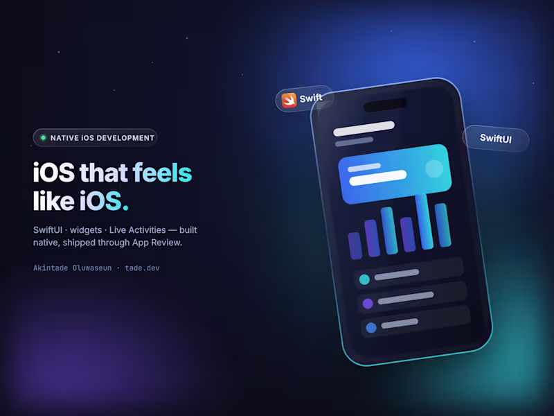 Cover image for Native iOS App Development with SwiftUI