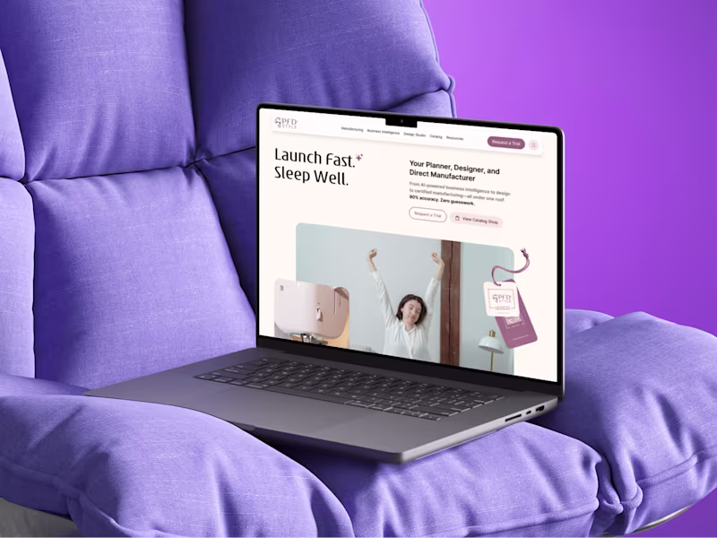 Cover image for Brand & Website Revamp for PFD Style