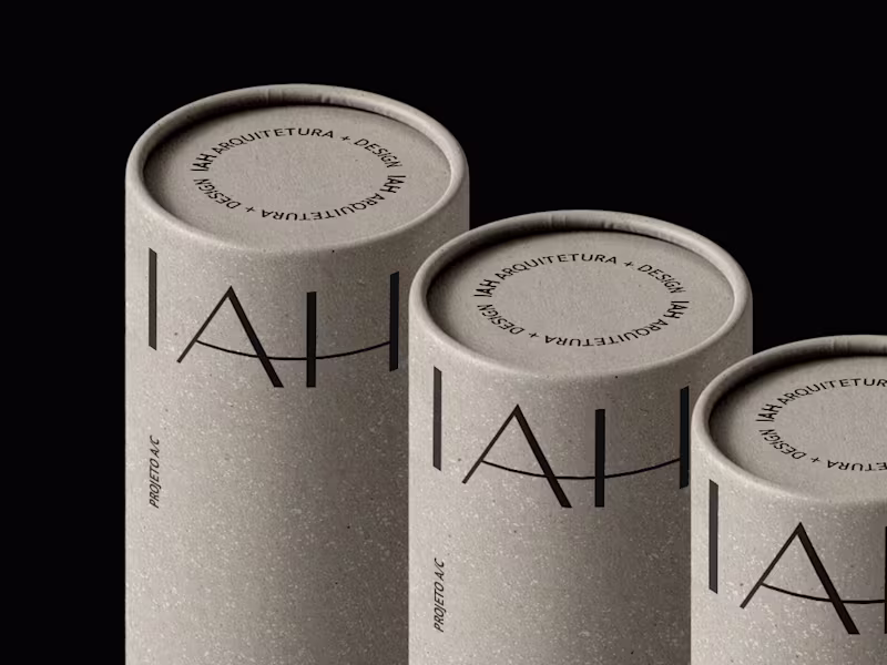 Cover image for Visual Identity for IAH Arquitetura