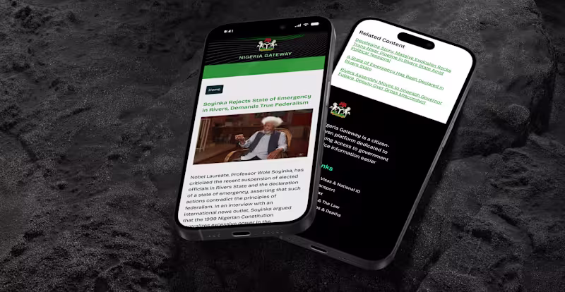 Cover image for Nigeria Gateway – A Content Driven Platform