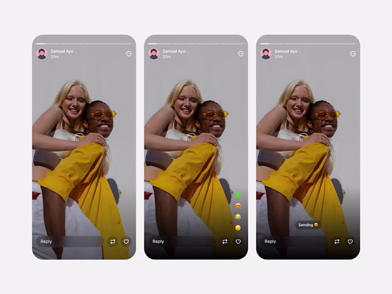 Cover image for whatsapp reaction