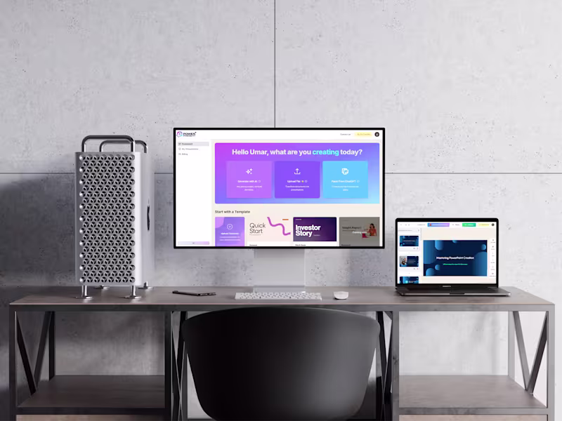 Cover image for PowerPresent.AI is an AI-powered presentation