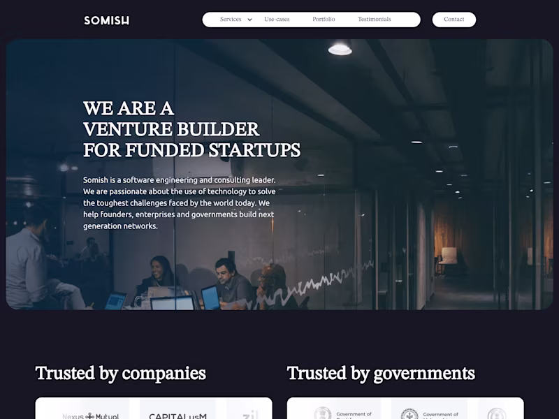 Cover image for SOMISH Website -  Wordpress to Webflow Migration