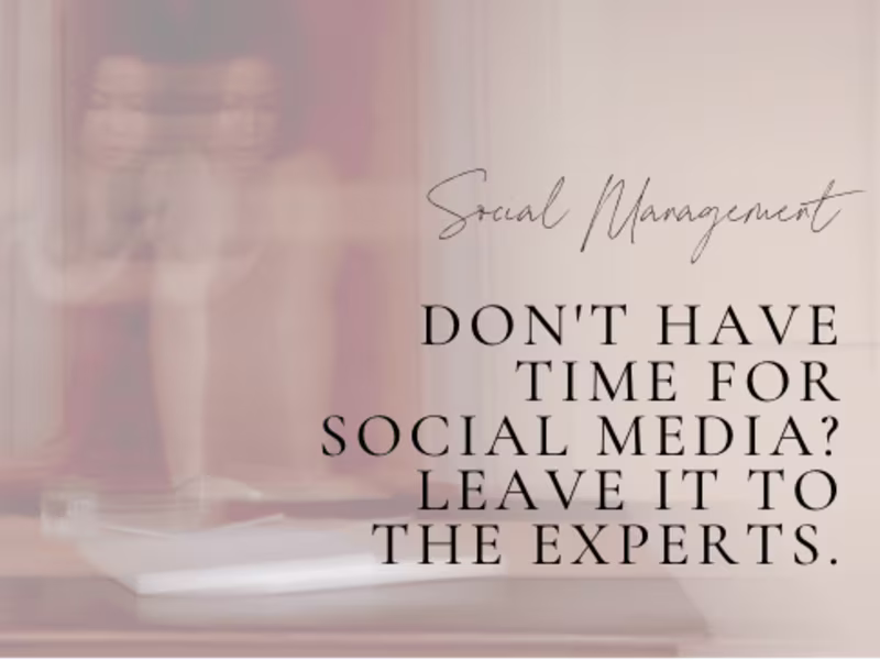 Cover image for Social Media Management