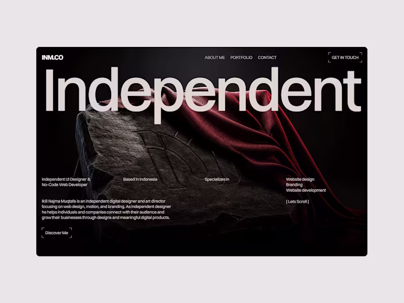 Cover image for Personal Portfolio Website | INM.CO