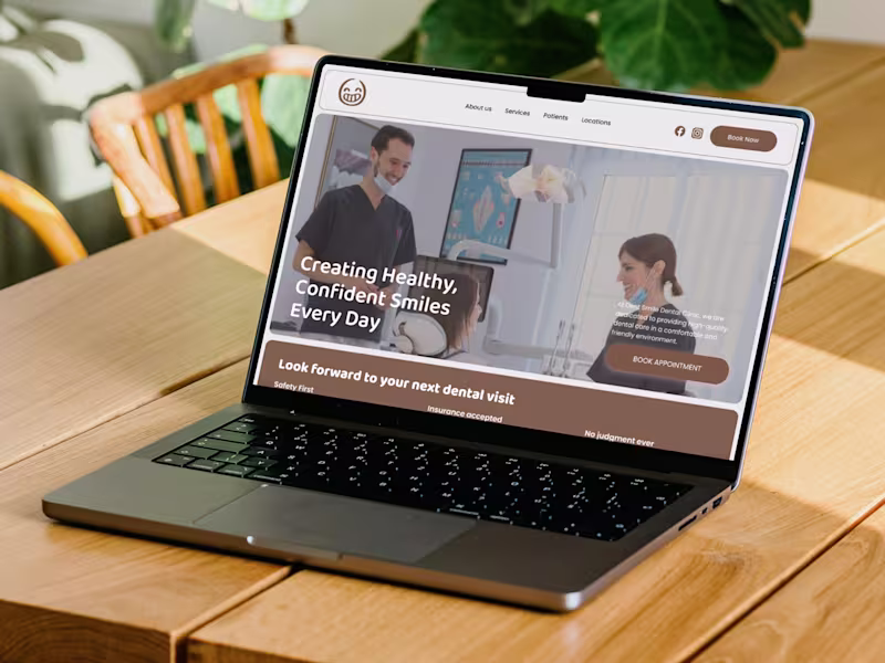 Cover image for Dent Smile - Dental Clinic Website
