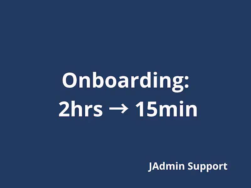 Cover image for Client Onboarding Support