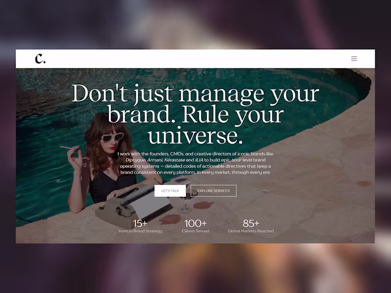 Cover image for High-Converting Landing Page System for c.black