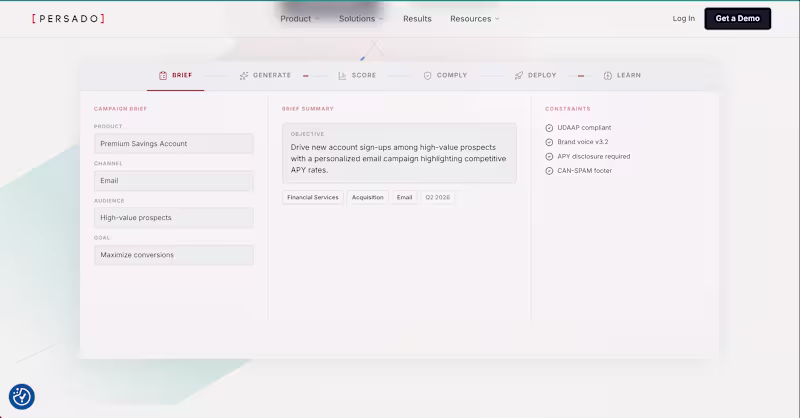 Cover image for Persado — AI Marketing Language Platform