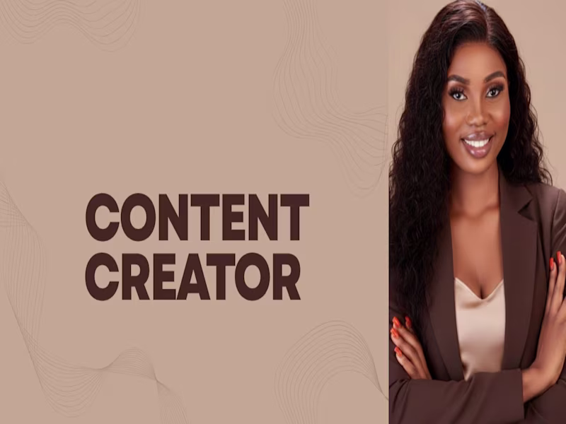 Cover image for Content Creator (UGC)
