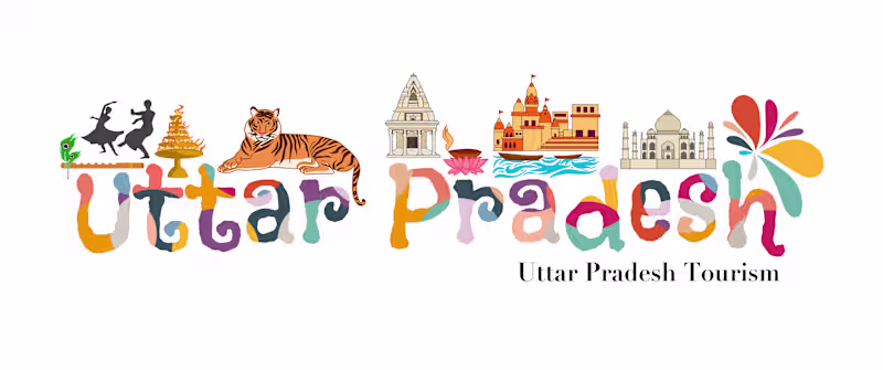 Cover image for Uttar Pradesh Tourism | Logo Design
