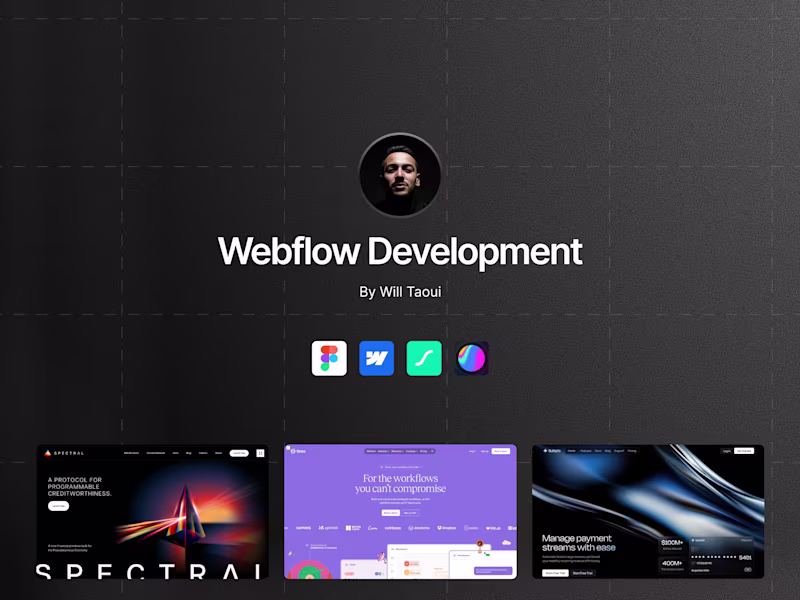 Cover image for Webflow | Landing Page Development