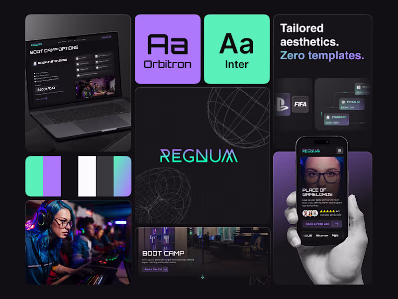 Cover image for Web Design | Landing Page | Gaming Café