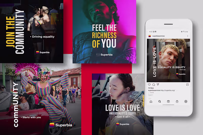 Cover image for Superbia Social Media Content